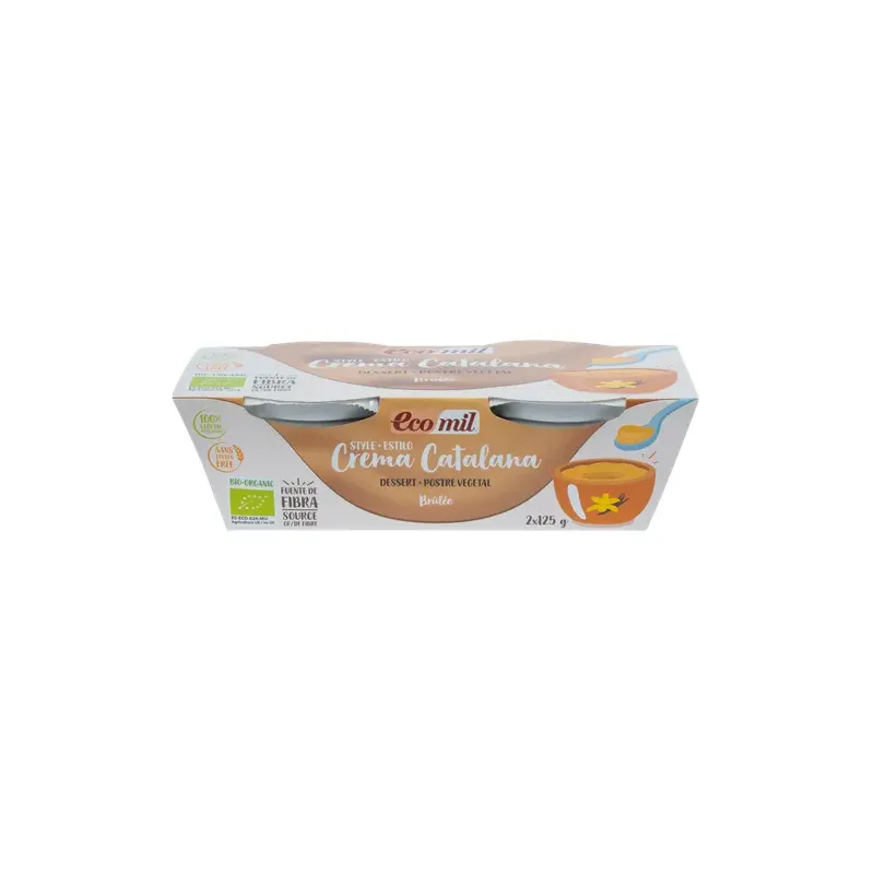 POSTRE ESTILO CREMA CATALANA BIO 2 X 125 G