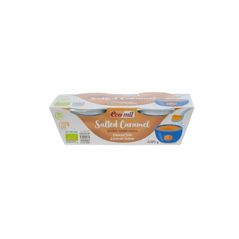POSTRE CARAMELO SALADO BIO 2 X 125 G