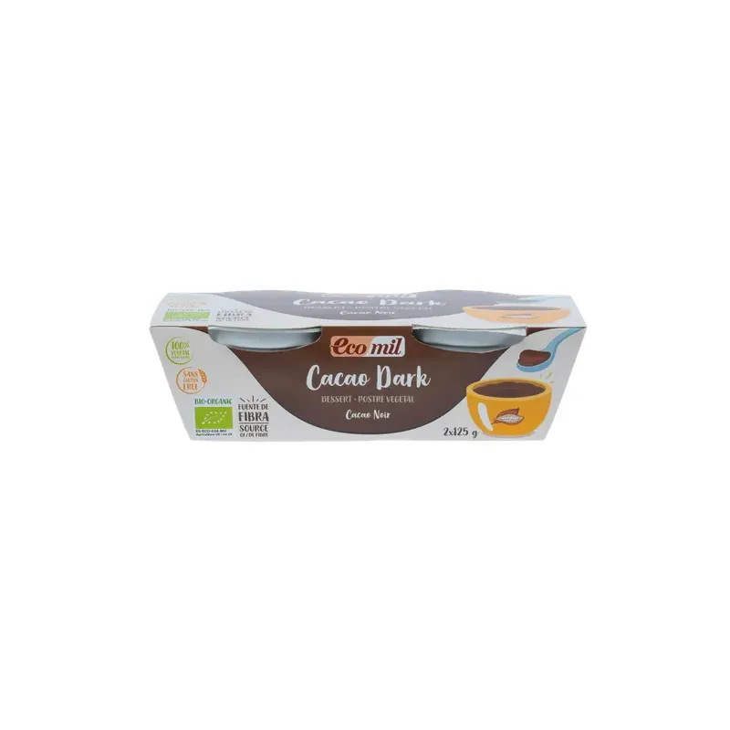 POSTRE CACAO NEGRO BIO 2 X 125 G