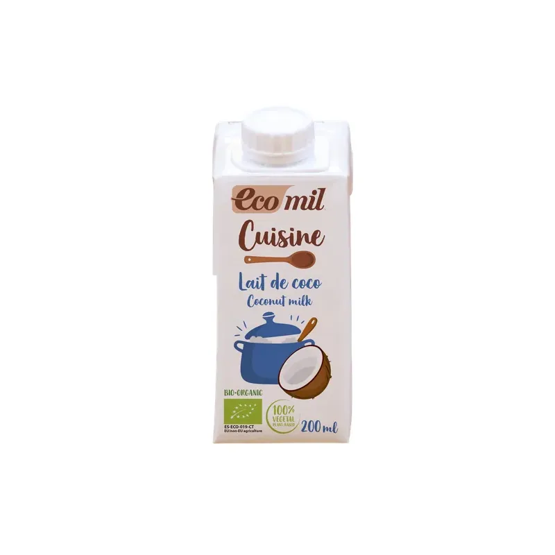 CREMA DE COCO PARA COCINAR BIO 200 ML