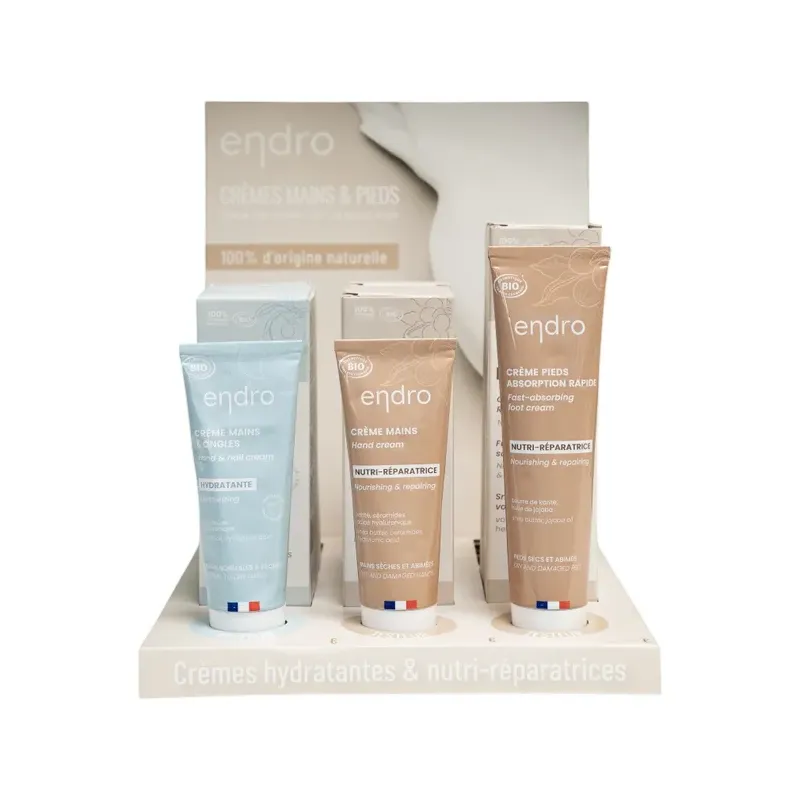 PROMO EXPOSITOR CREMA MANOS Y PIES