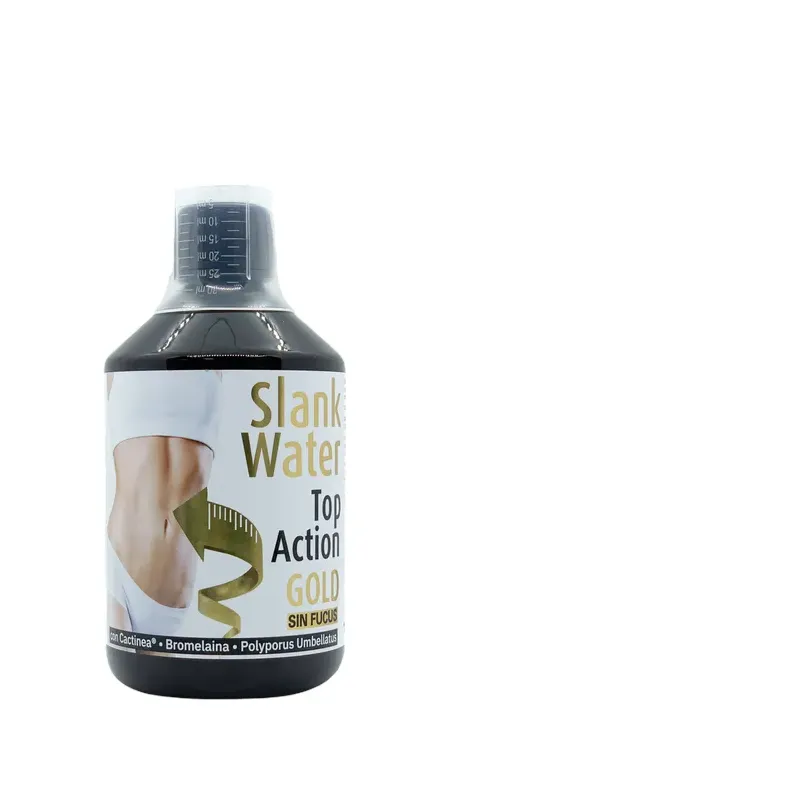 SLANK WATER TOP ACTION GOLD 500 ML SIN FUCUS