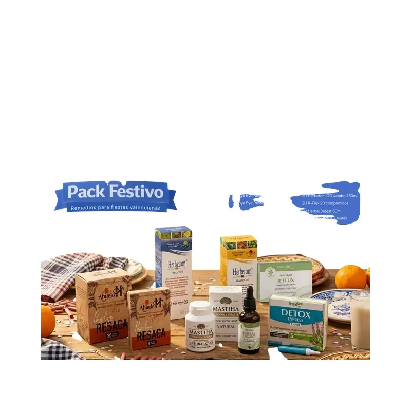 PROMO PACK FESTIVO (16 PRODUCTOS DE 8 REFERENCIAS)