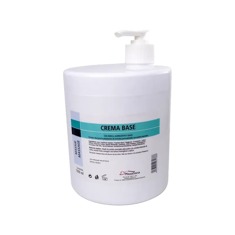 CREMA BASE MASAJE  MASASANA 1 KGR.
