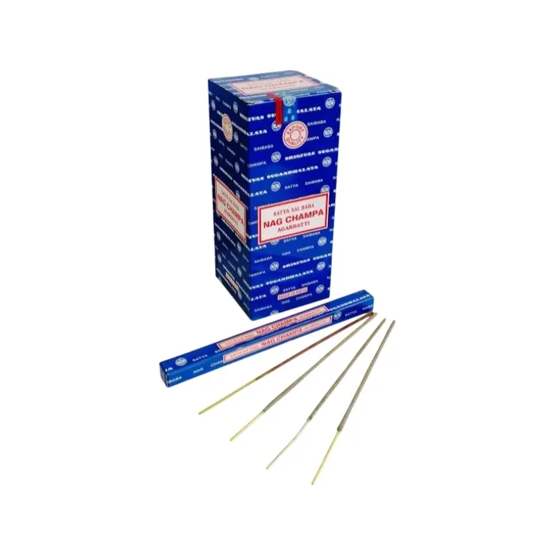 INCIENSO (SATYA) NAG CHAMPA 10 GR. Caja 25 unidades. SOLO SE VENDE POR CAJA