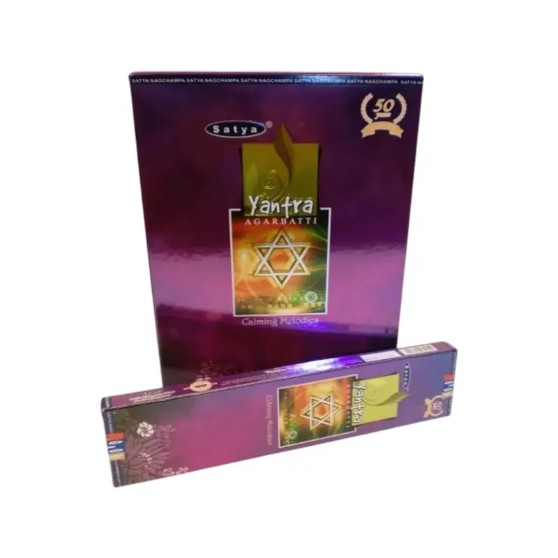 INCIENSO (SATYA) MANTRAM 15G CAJA 12U Caja 12 unidades. SOLO SE VENDE POR CAJA