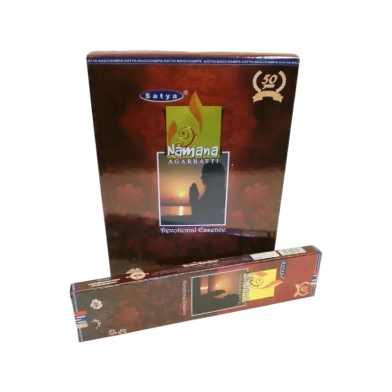 INCIENSO SATYA NAMANA 20 GR Caja 12 unidades. SOLO SE VENDE POR CAJA