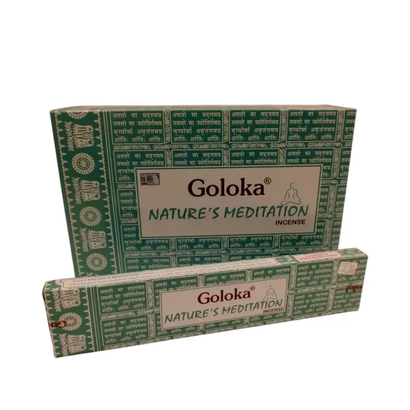 INCIENSO (GOLOKA) NATURE MEDITACIÓN Caja 12 uds (SÓLO SE VENDE POR CAJA)