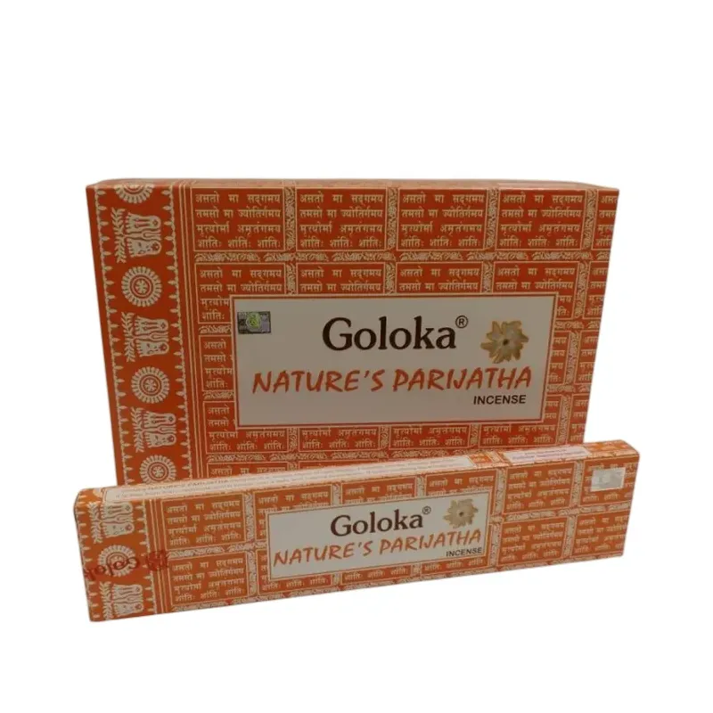 INCIENSO (GOLOKA) NATURE PARIJATHA Caja 12 uds (SÓLO SE VENDE POR CAJA)