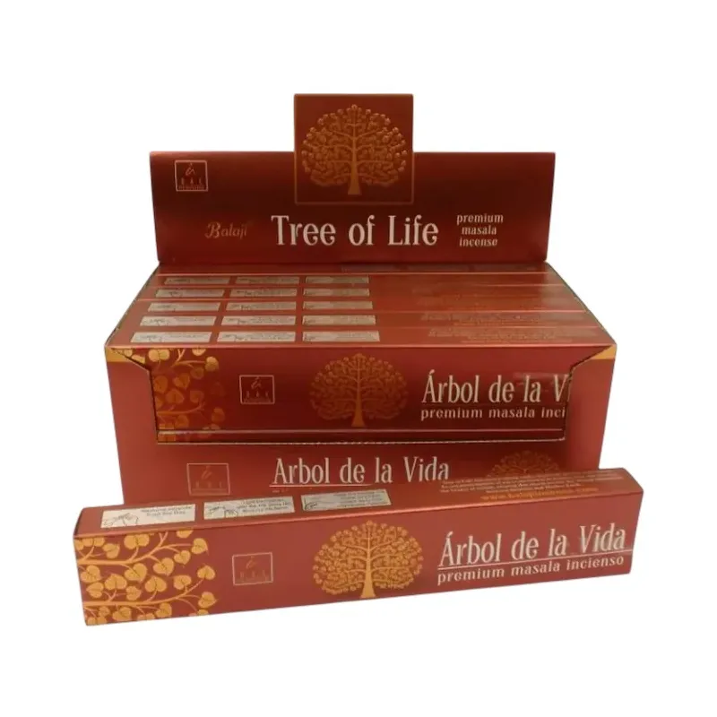 INCIENSO (BALAJI) ÁRBOL DE LA VIDA Caja 12 uds (SÓLO SE VENDE POR CAJA)
