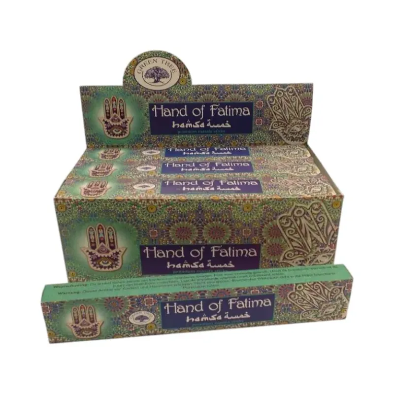 INCIENSO (SAC) MANO DE FATIMA 15 GR Caja 12 unidades. SOLO SE VENDE POR CAJA