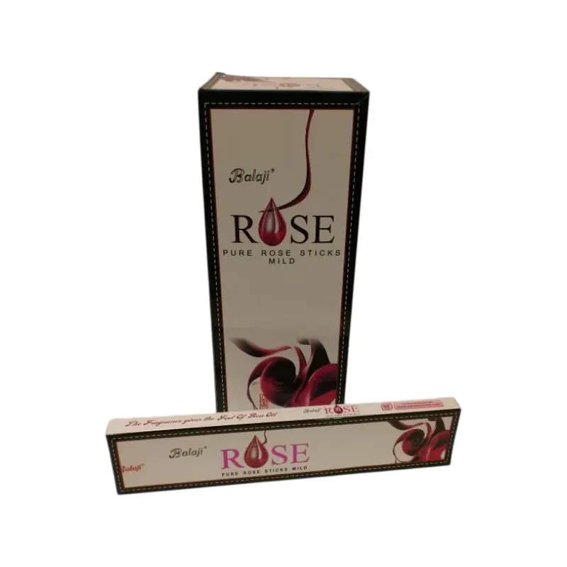 INCIENSO (BALAJI) ROSA Caja 12 uds (SÓLO SE VENDE POR CAJA)