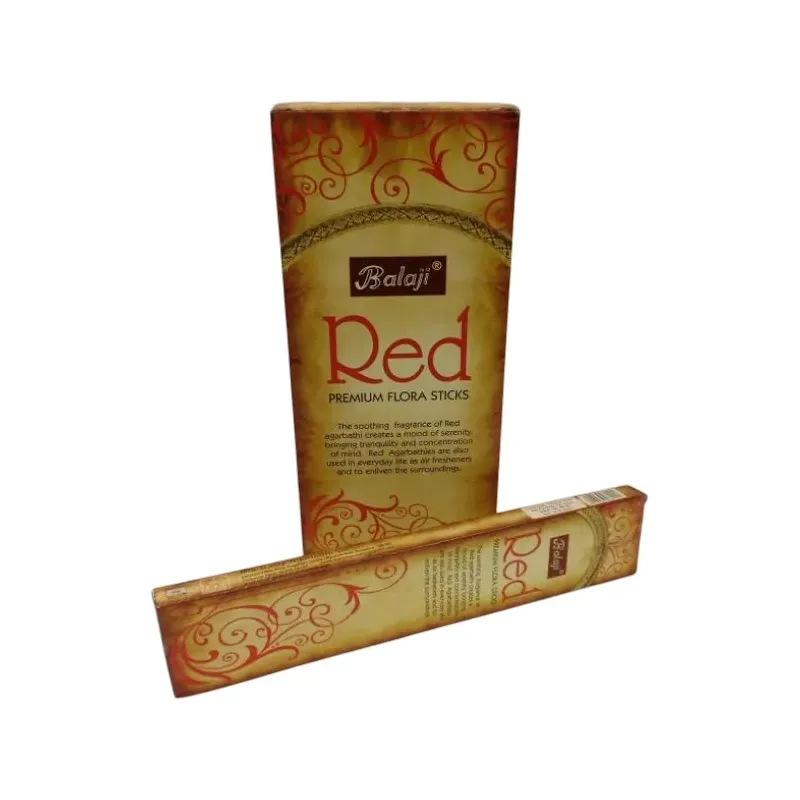 INCIENSO (BALAJI) RED Caja 12 uds (SÓLO SE VENDE POR CAJA)