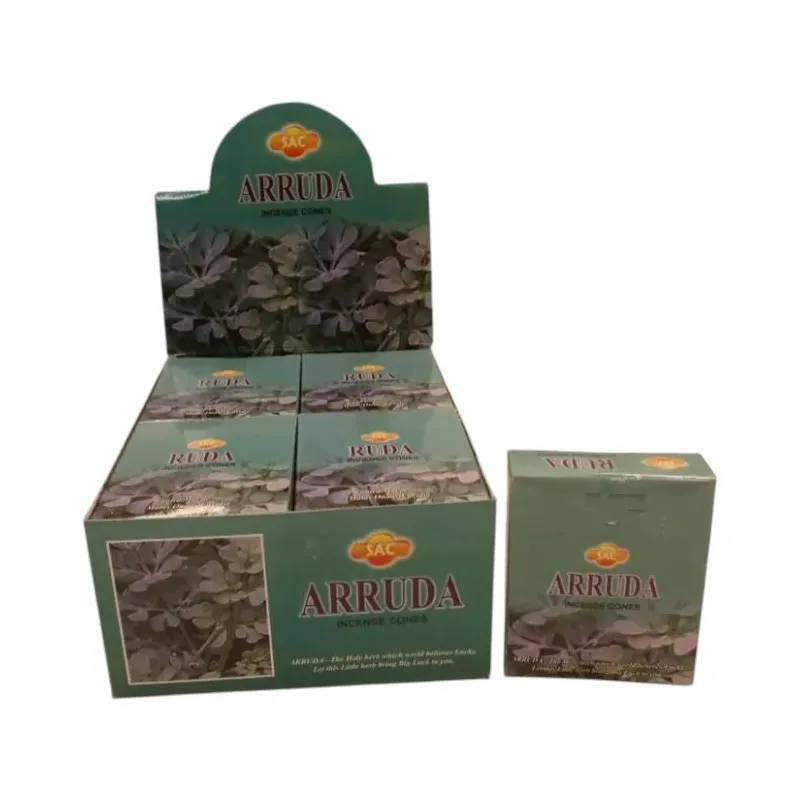 INCIENSO (SAC) CONOS RUDA CAJA 6U Caja 12 unidades. SOLO SE VENDE POR CAJA