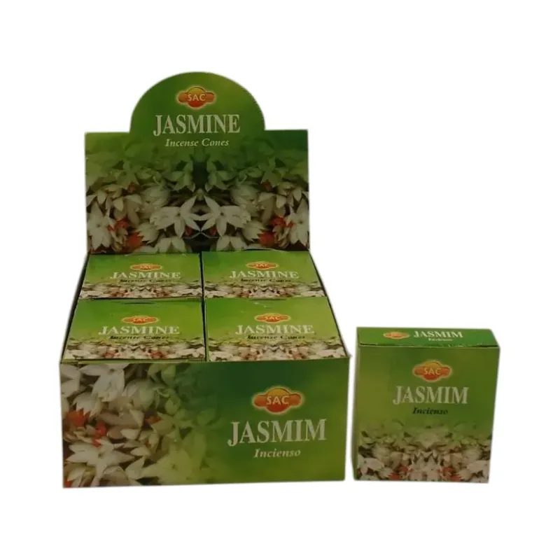 INCIENSO (SAC) CONOS JAZMIN CAJA 6U Caja 12 unidades. SOLO SE VENDE POR CAJA