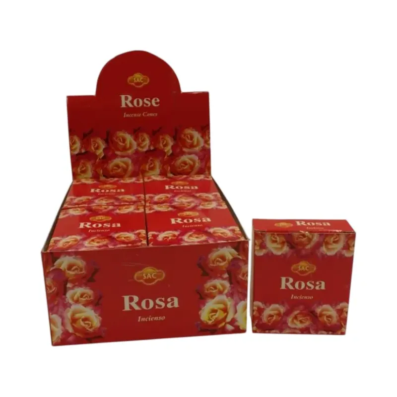 INCIENSO (SAC) CONOS ROSA CAJA 6U Caja 12 unidades. SOLO SE VENDE POR CAJA