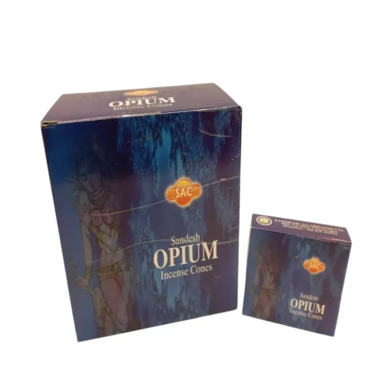 INCIENSO (SAC) CONOS OPIUM CAJA 6U Caja 12 unidades. SOLO SE VENDE POR CAJA