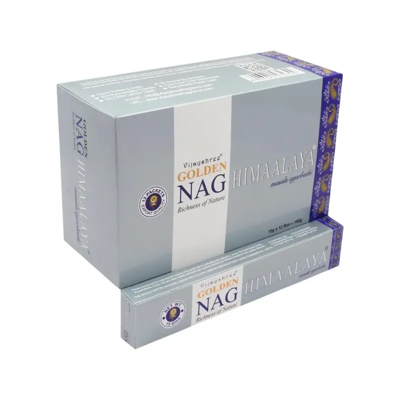 INCIENSO (GOLDEN NAG) HIMAALAYA Caja 12 uds (SÓLO SE VENDE POR CAJA)