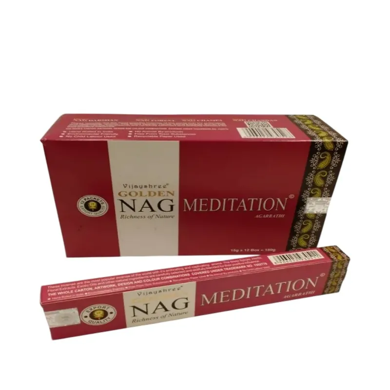 INCIENSO (GOLDEN NAG) MEDITACIÓN Caja 12 uds (SÓLO SE VENDE POR CAJA)