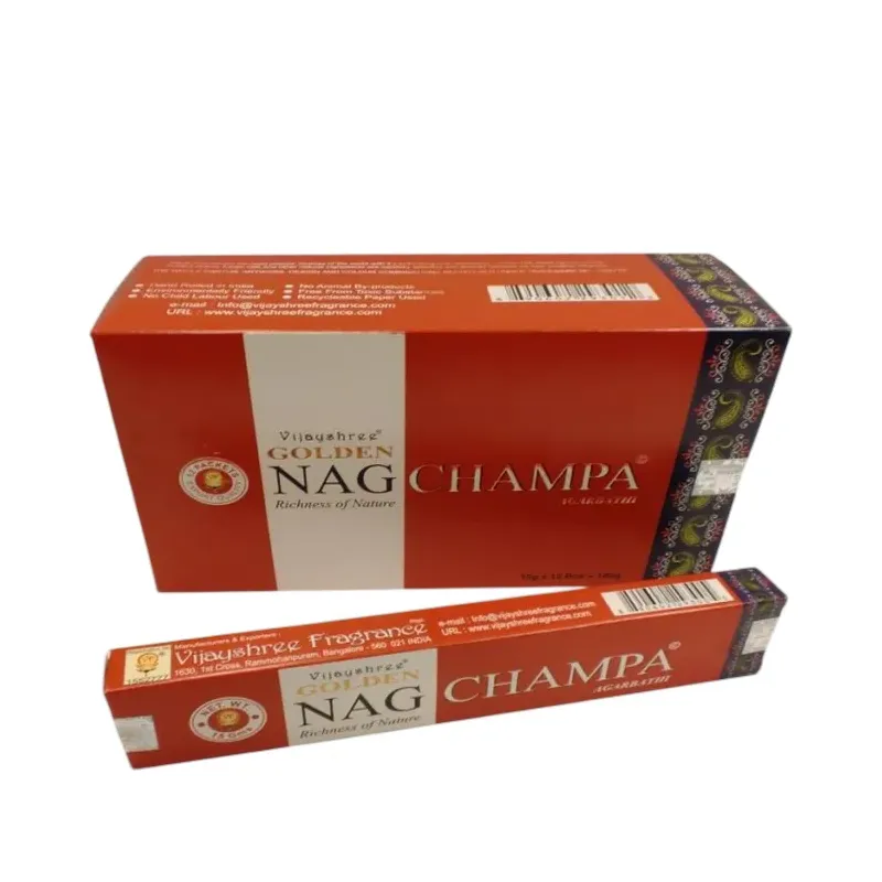 INCIENSO (GOLDEN NAG) CHAMPA 15GR Caja 12 uds (SÓLO SE VENDE POR CAJA)