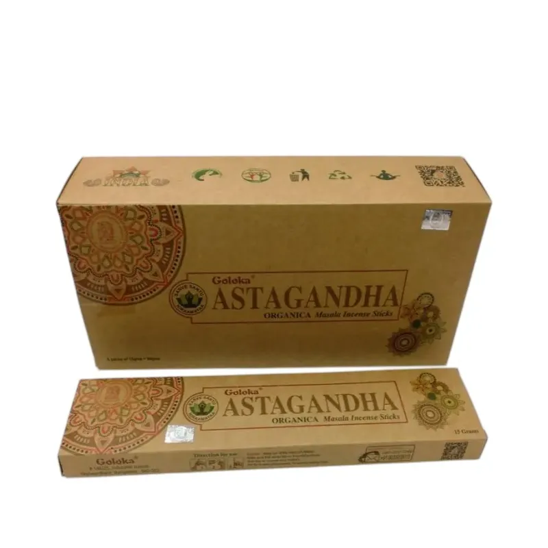 INCIENSO (GOLOKA) ASTAGANDHA Caja 12 uds (SÓLO SE VENDE POR CAJA