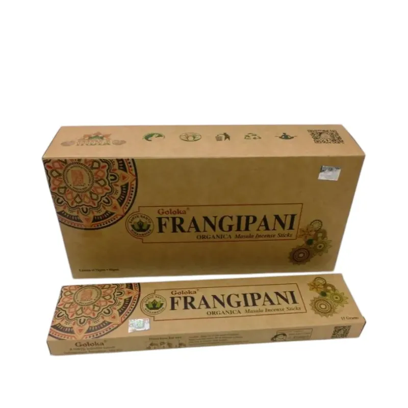 INCIENSO (GOLOKA) FRANGIPANI Caja 12 uds (SÓLO SE VENDE POR CAJA)