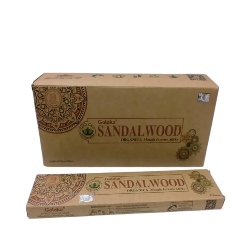 INCIENSO (GOLOKA) SANDALWOOD Caja 12 uds (SÓLO SE VENDE POR CAJA)
