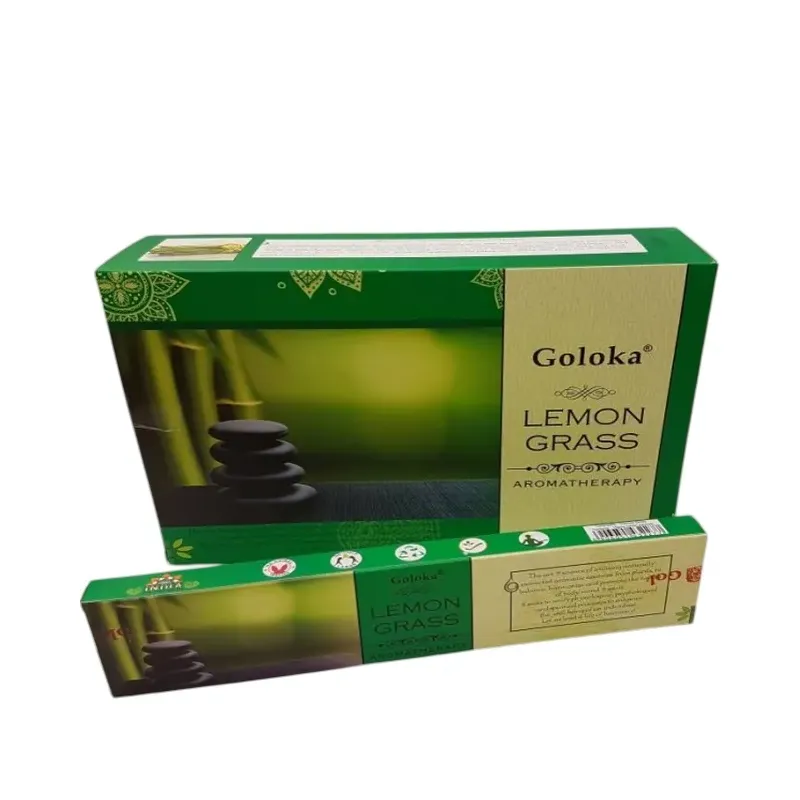 INCIENSO (GOLOKA) LEMONGRASS AROMATHERAPY Caja 12 uds (SÓLO SE VENDE POR CAJA)