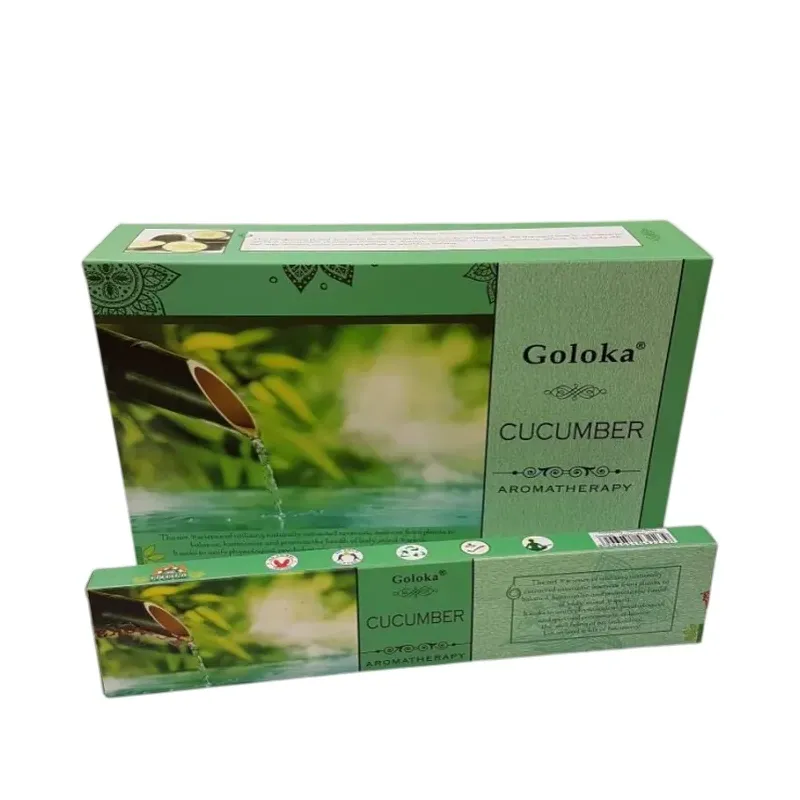 INCIENSO AROMAT.PEPINO 15 GR Caja 12 unidades. SOLO SE VENDE POR CAJA