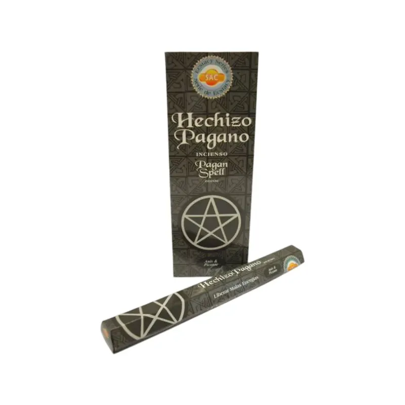 INCIENSO (SAC) HECHIZO PAGANO Caja 6 uds (SÓLO SE VENDE POR CAJA)