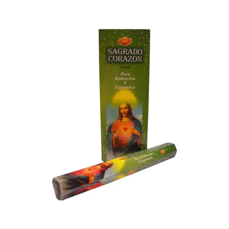 INCIENSO (SAC) SAGRADO CORAZÓN CAJA 6U Caja 6 unidades. SOLO SE VENDE POR CAJA