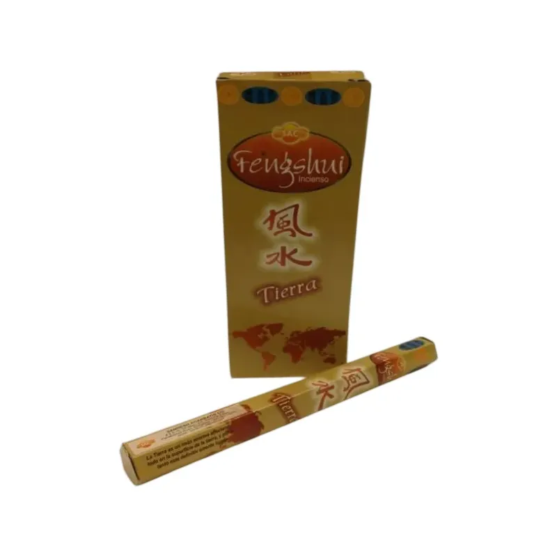 INCIENSO (SAC) FENG SHUI TIERRA CAJA 6U Caja 6 unidades. SOLO SE VENDE POR CAJA