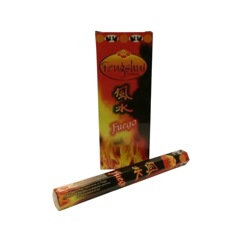 INCIENSO (SAC) FENG SHUI FUEGO CAJA 6U Caja 6 unidades. SOLO SE VENDE POR CAJA