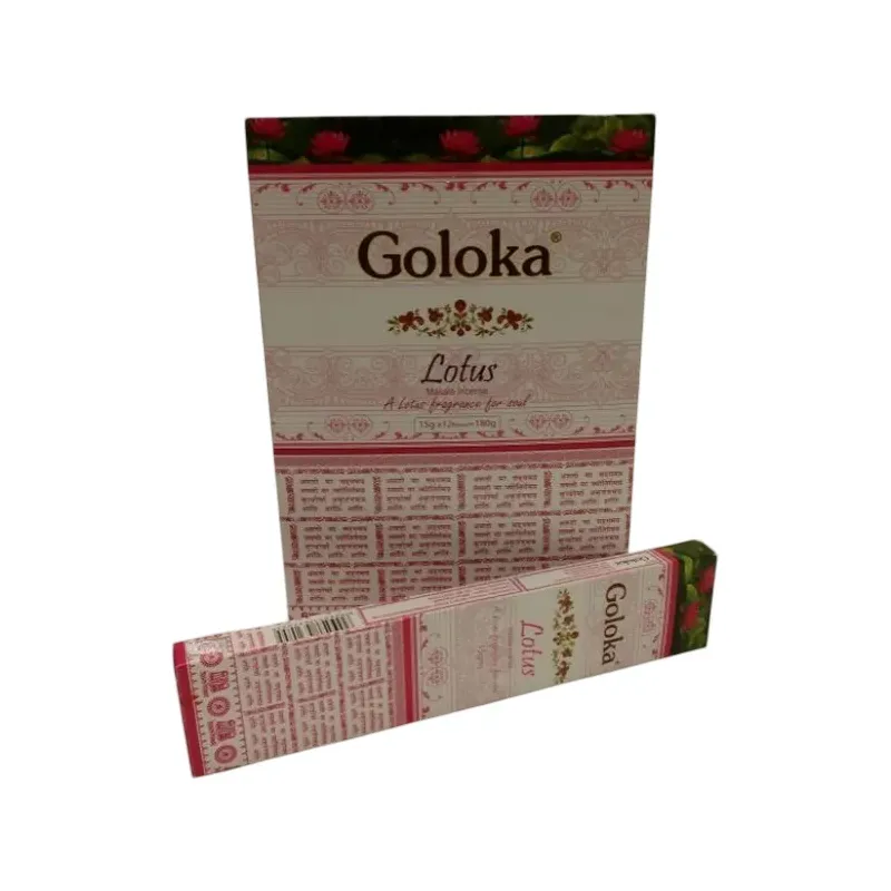 INCIENSO (GOLOKA) LOTUS Caja 12 uds (SÓLO SE VENDE POR CAJA)