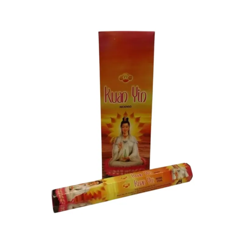 INCIENSO (SAC) KUAN YIN CAJA 6U Caja 6 unidades. SOLO SE VENDE POR CAJA