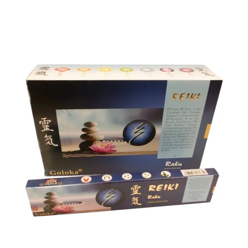 INCIENSO (GOLOKA) REIKI RAKU Caja 12 uds (SÓLO SE VENDE POR CAJA)