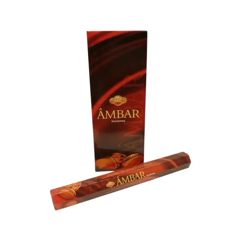 INCIENSO (SAC) AMBAR Caja 6 uds (SÓLO SE VENDE POR CAJA)