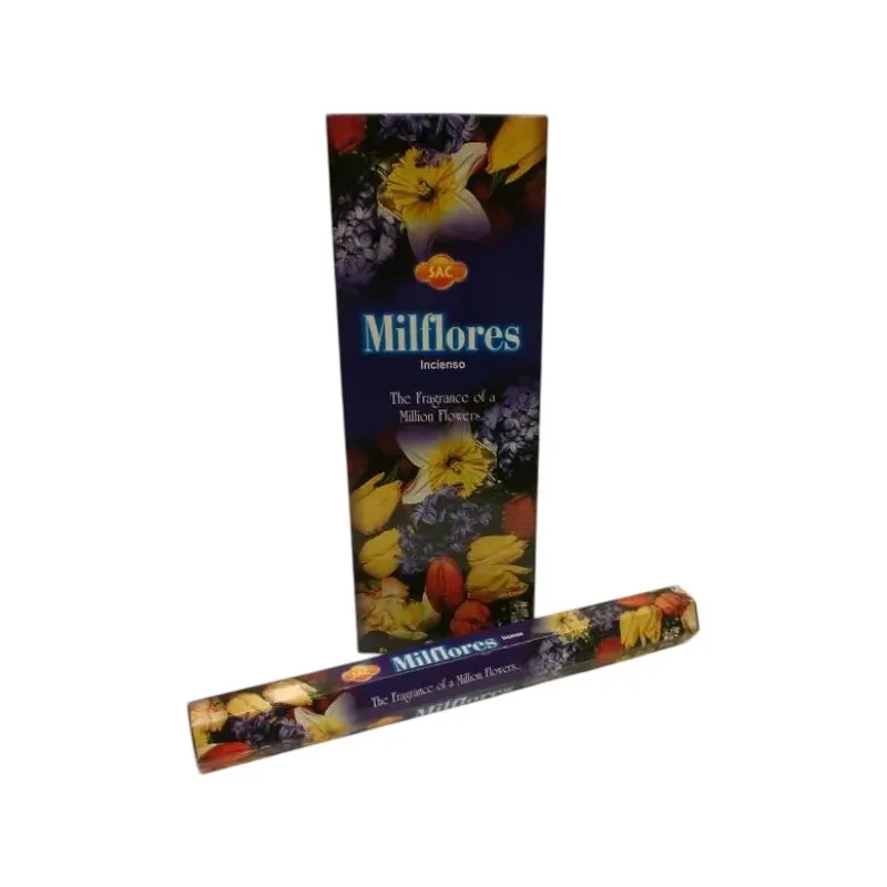 INCIENSO (SAC) MILFLORES CAJA 6U Caja 6 unidades. SOLO SE VENDE POR CAJA