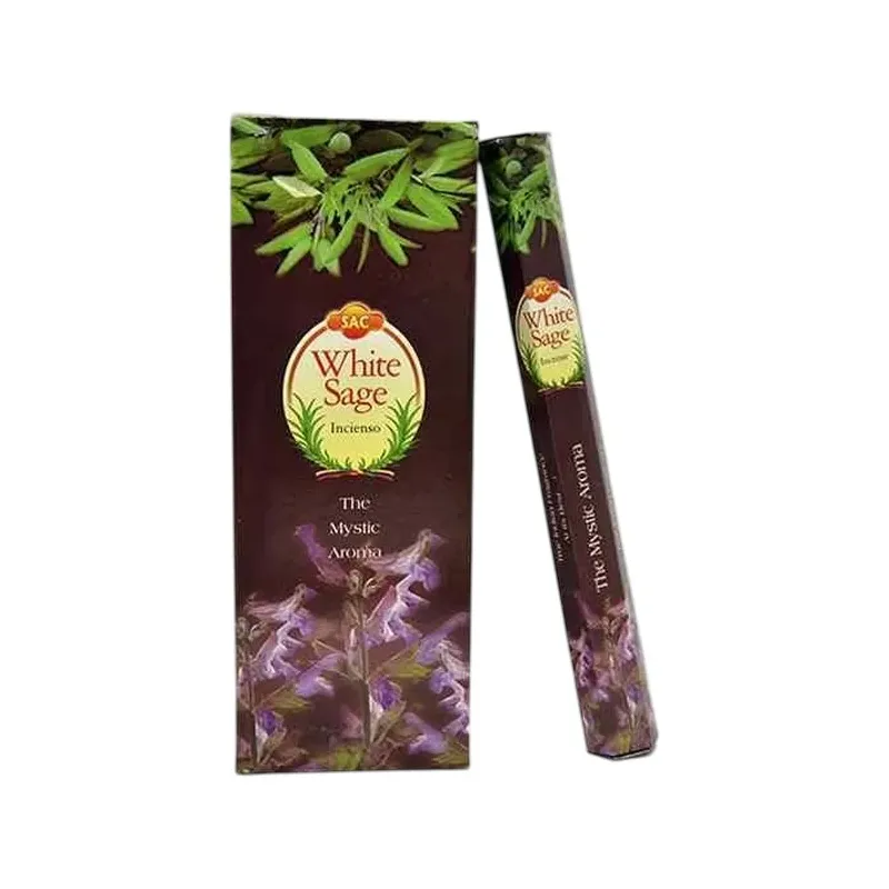 INCIENSO (SAC) WHITE SAGE SALVIA 15G Caja 6 unidades.