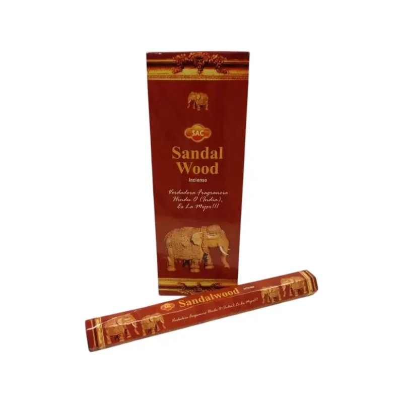 INCIENSO (SAC) SANDALWOOD Caja 6 uds (SÓLO SE VENDE POR CAJA)