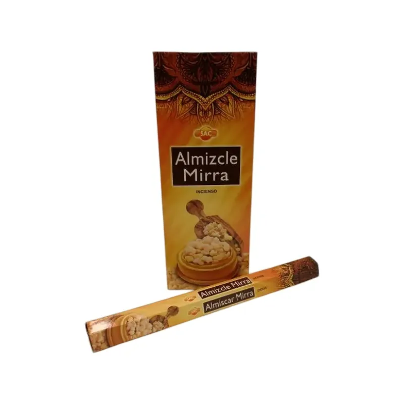 INCIENSO (SAC) ALMIZCLE MIRRA CAJA 6U Caja 6 unidades. SOLO SE VENDE POR CAJA