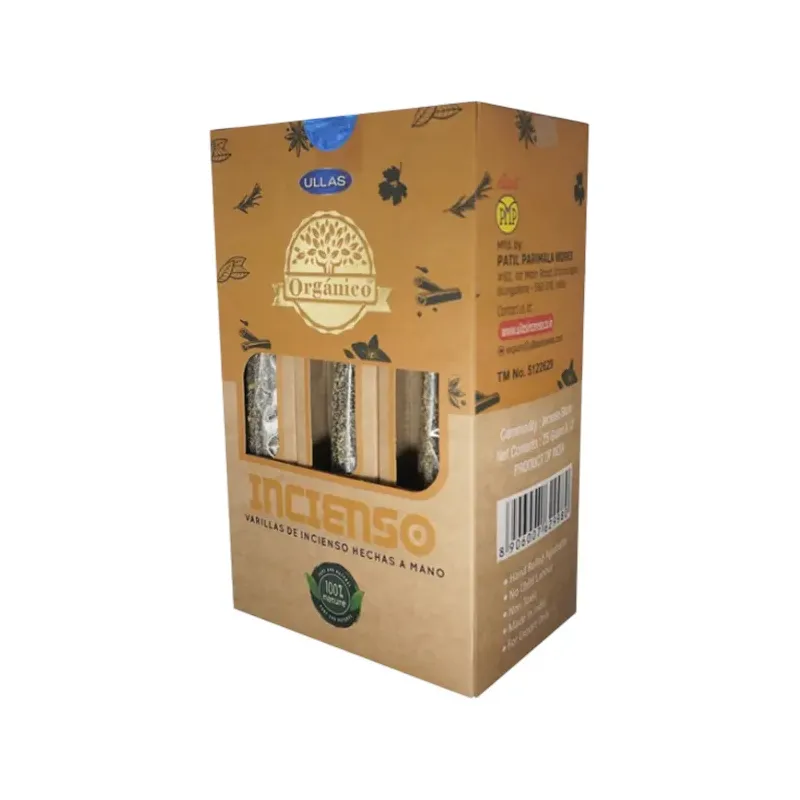 INCIENSO (ULLAS) ORGANIC FRANK 25G CAJA 6U Caja 12 unidades. SOLO SE VENDE POR CAJA