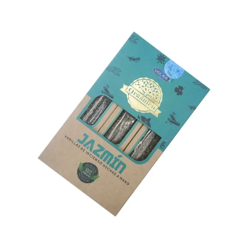 INCIENSO (ULLAS) ORGANIC JASMINE 25G CAJA 6U Caja 12 unidades. SOLO SE VENDE POR CAJA