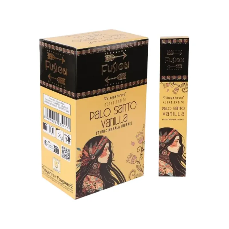 INCIENSO (GOLDEN NAG) FUSIÓN PALO SANTO VANILLA Caja 12 uds (SÓLO SE VENDE POR CAJA)