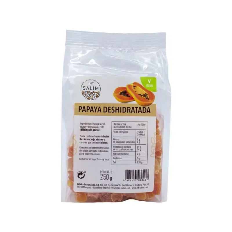 PAPAYA DESHIDRATADA 250 G