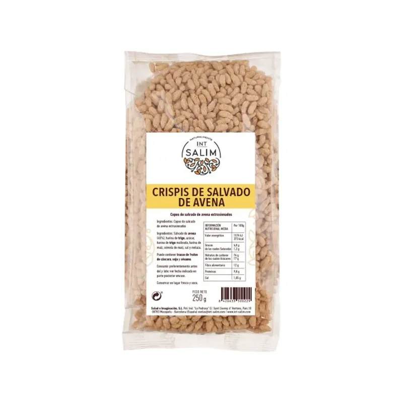 CRISPIS DE SALVADO DE AVENA 250 G