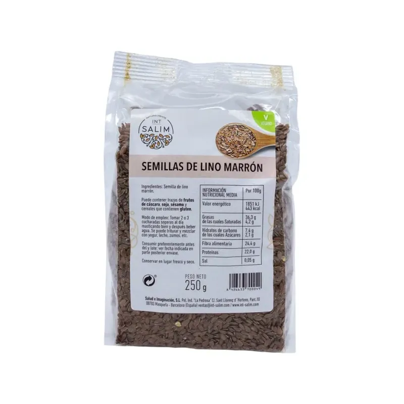 SEMILLA LINO MARRÓN    250 G