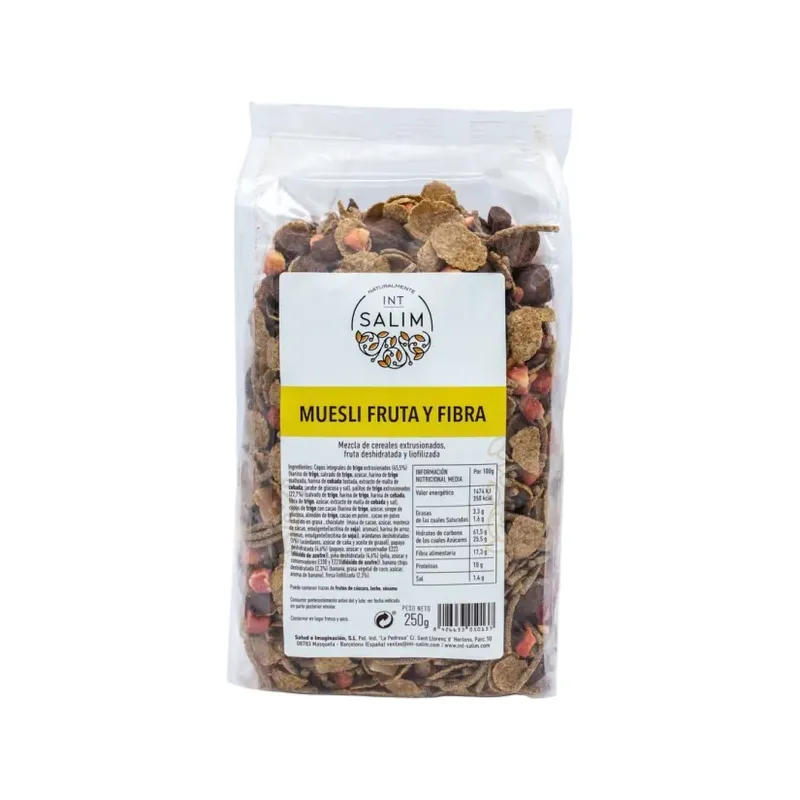 MUESLI FRUTA Y FIBRA 250 G