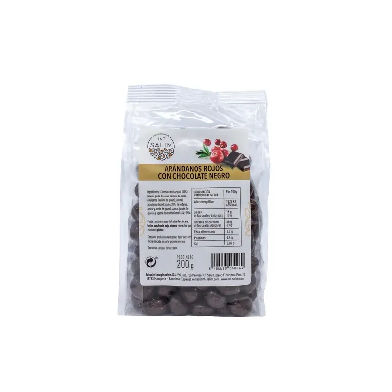 ARANDANO ROJO CON CHOCOLATE 200 G