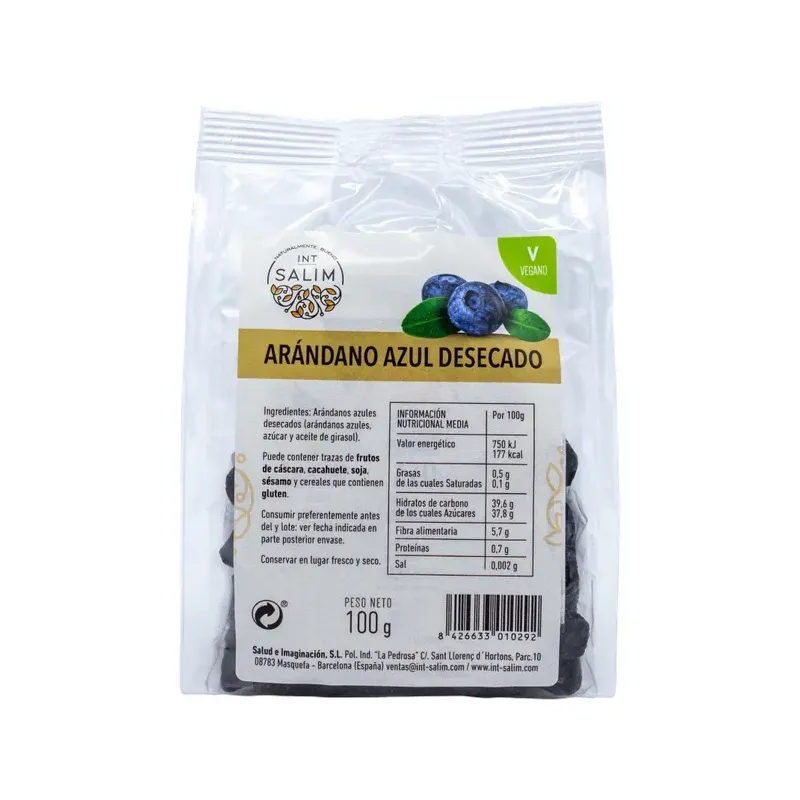ARANDANO AZUL DESECADO 100 G